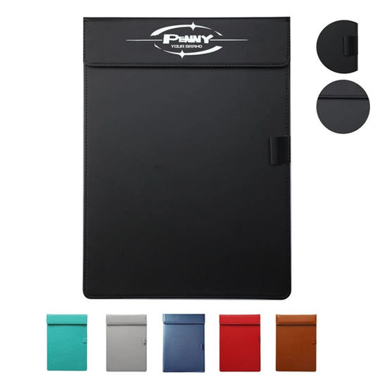 A4 Conference Mat Magnetic Clipboard Leather Writing Board