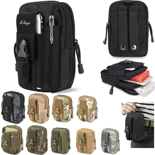 Tactical Molle Pouch with Phone Belt Clip Holder