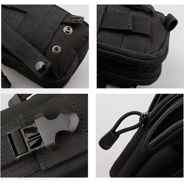 Tactical Molle Pouch with Phone Belt Clip Holder