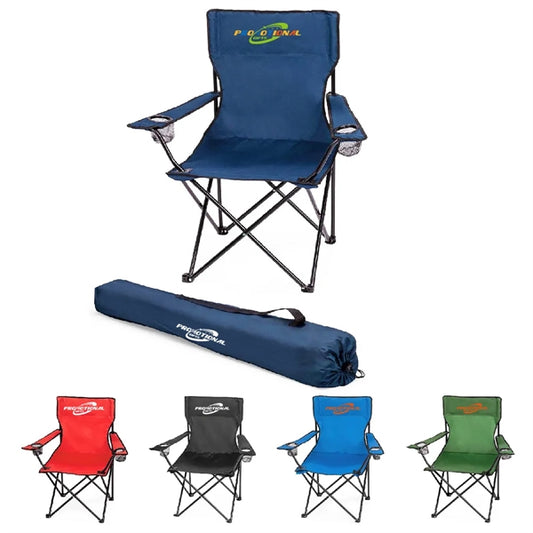 Oversized Camping Heavy Duty Folding Chair with Cup Holder