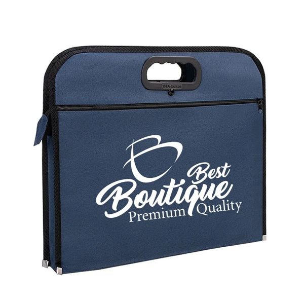 Portable Waterproof Home Office Business Zipper With Handle