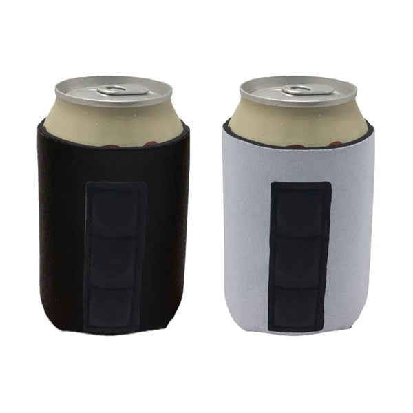 Beer Can Cooler Sleeve with Magnetic Strip