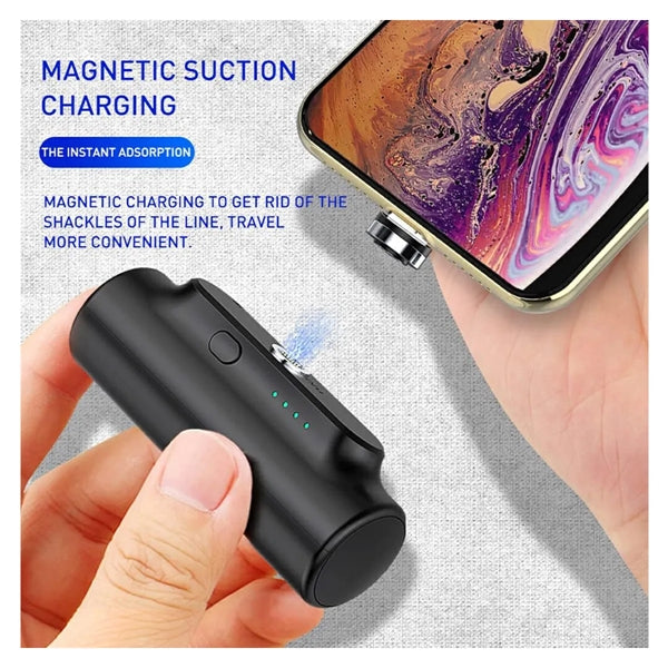 3-In-1 Mini Portable Magnetic Plug Power Bank Station