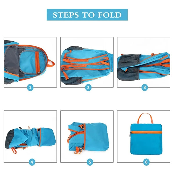 Foldable Waterproof Lightweight Hiking Travel Backpack