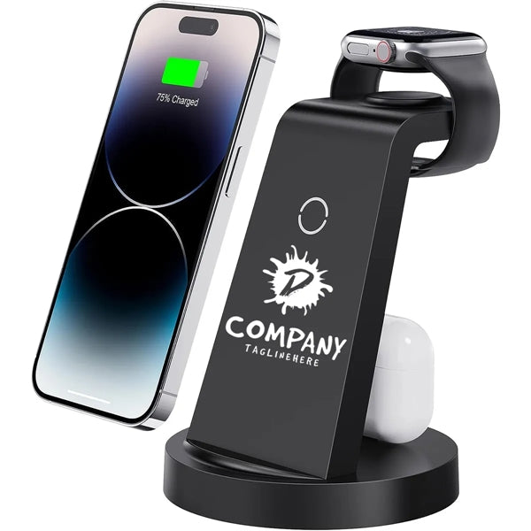 3 In 1 Wireless Charging Station For Phone Watch Headphone