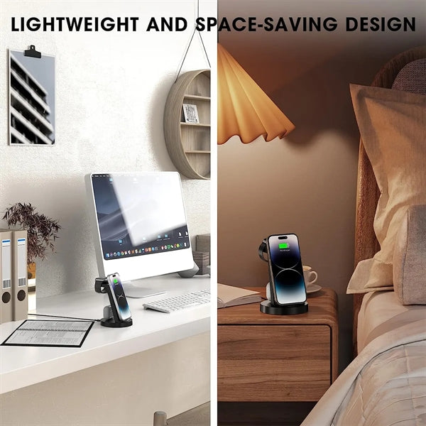 3 In 1 Wireless Charging Station For Phone Watch Headphone