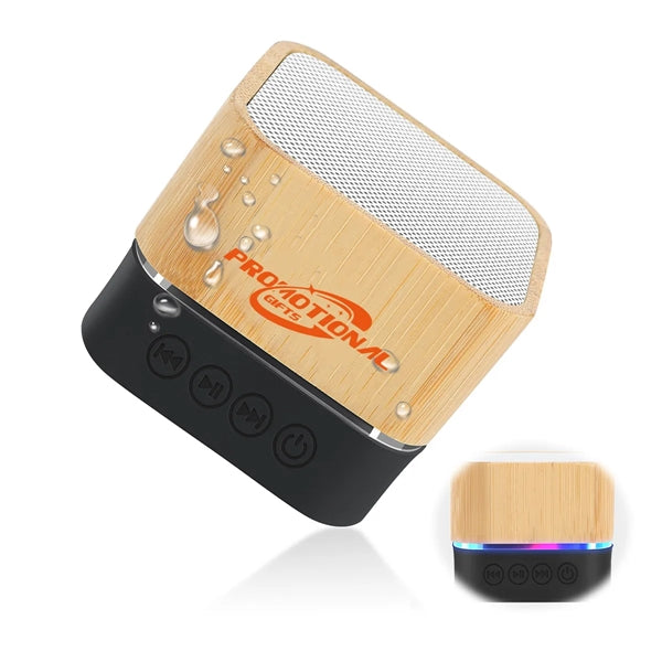 Bamboo Wireless Light-Up Speaker