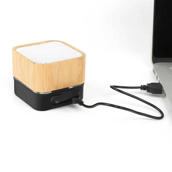 Bamboo Wireless Light-Up Speaker