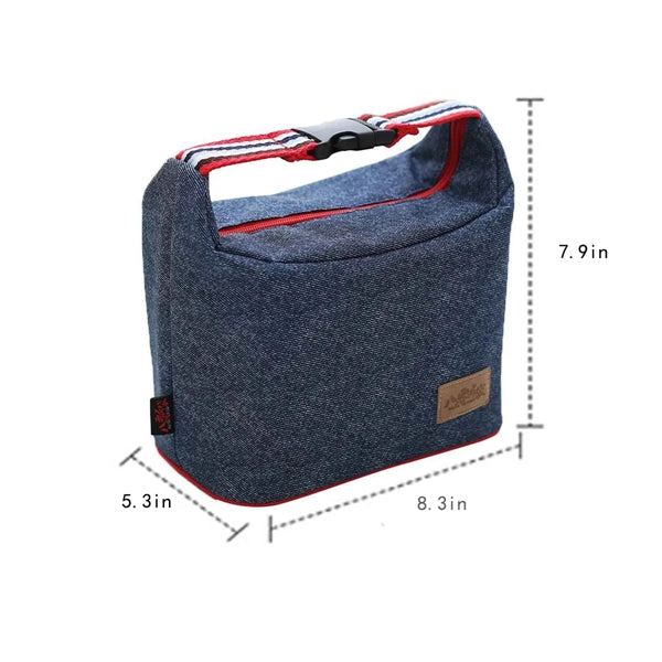 Large Cooler Buckle Insulated Lunch Tote Bag
