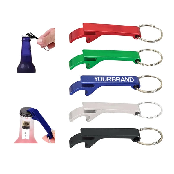 Personalized Colored Souvenir Keychains Bottle Opener
