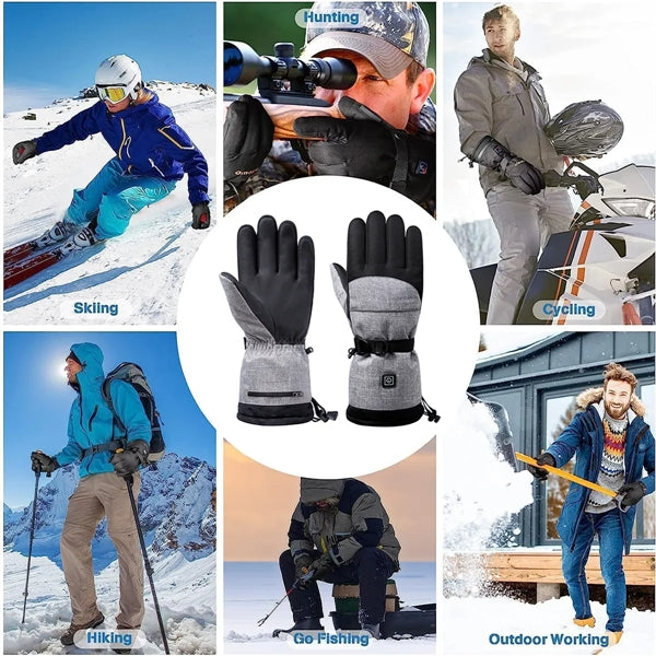 Battery Electric Ski Winter Heated Gloves
