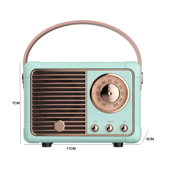 Multifunctional Retro Bluetooth Speaker