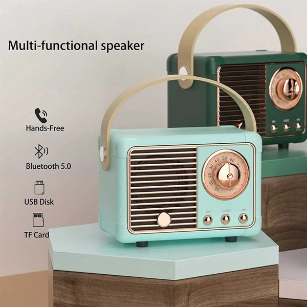Multifunctional Retro Bluetooth Speaker