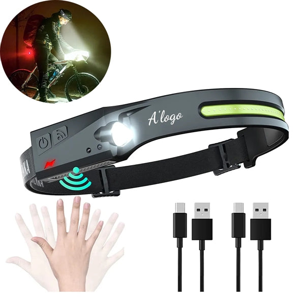 USB Charging LED Headlamp with Sensor Mode