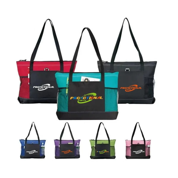 Zippered Tote Bag