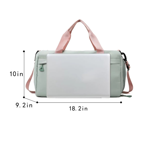 Water Proof Sport Gym Travel Bag With Shoe Compartment