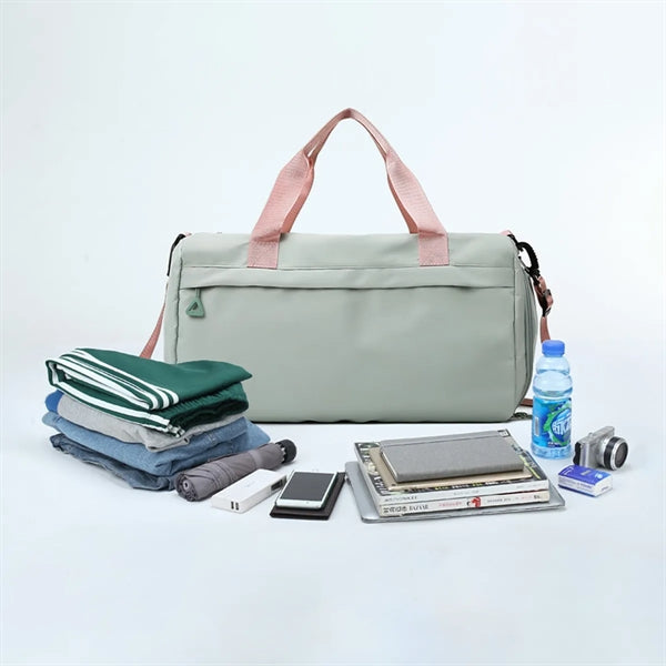 Water Proof Sport Gym Travel Bag With Shoe Compartment