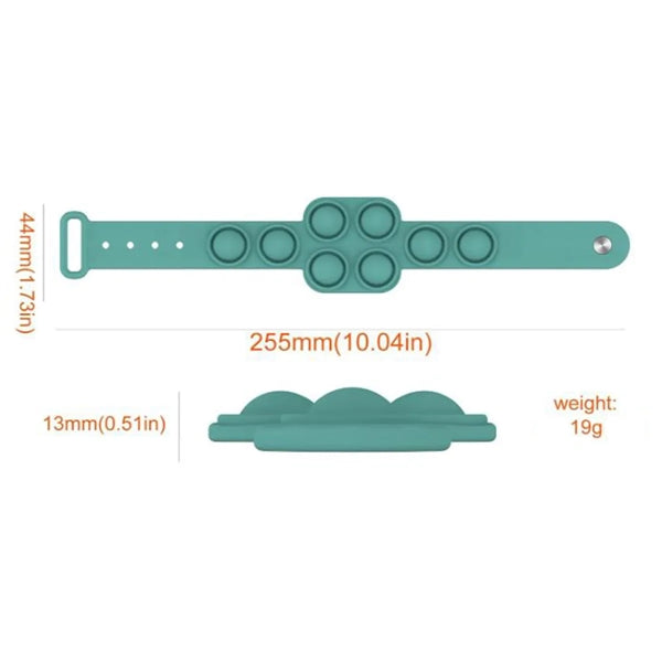 Stress Relief Wristband Finger Press Silicone Bracelets Toy