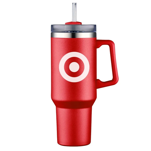 Aqueduct-III 40 Oz Tumbler Mugs with Straw (Double Walled)