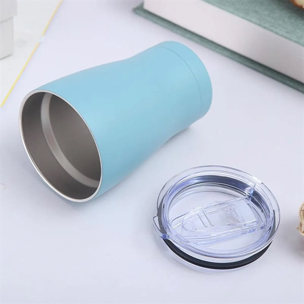 12oz Stainless Steel Cup with Lid Insulated Double Wall Mug