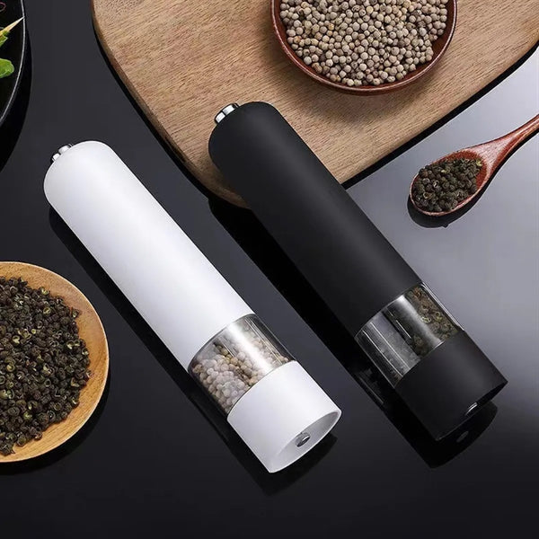 Automatic Electric Plastic Ceramic Burr Salt Pepper Grinder