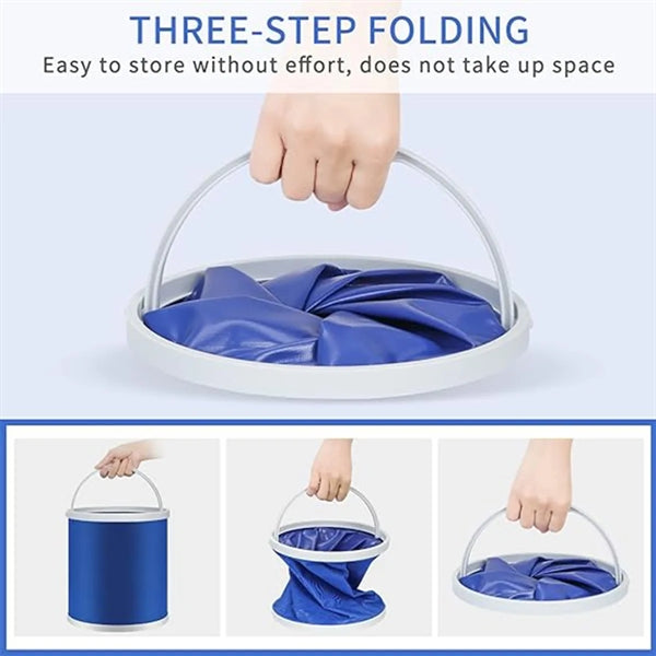 Outdoor Collapsible Camping Fishing Car Washing Bucket