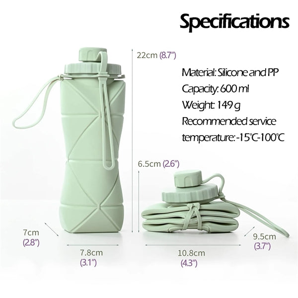 20oz Collapsible Water Bottle