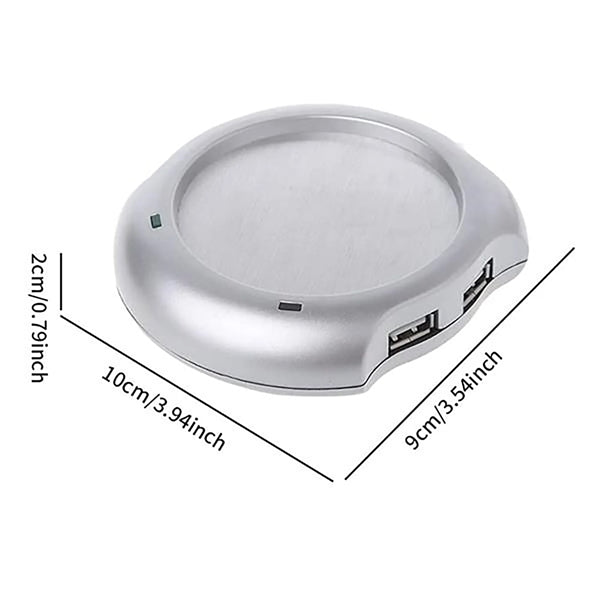 Coffee Cup Mug Warmer With 4 USB Hub
