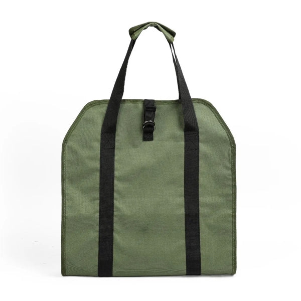 Portable Outdoor Wood Srorage Bag Waterproof Firewood Tote