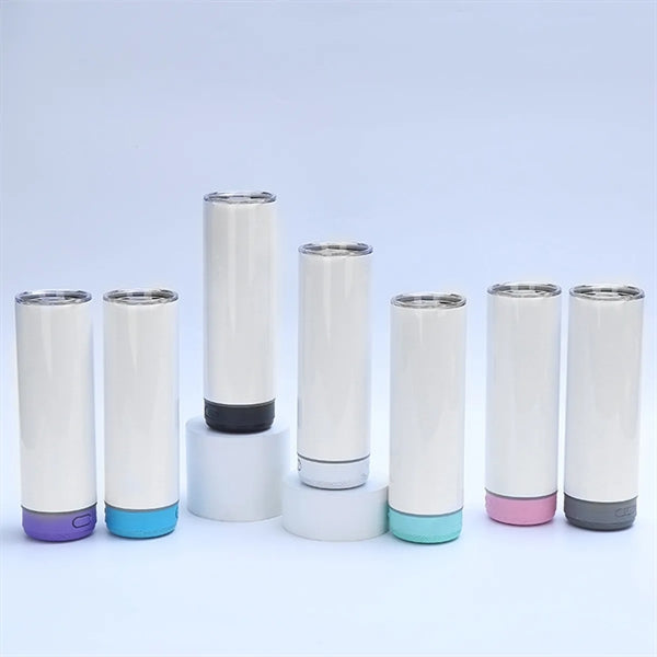20oz Vacuum Insulated Tumbler Cup With Wireless Speaker