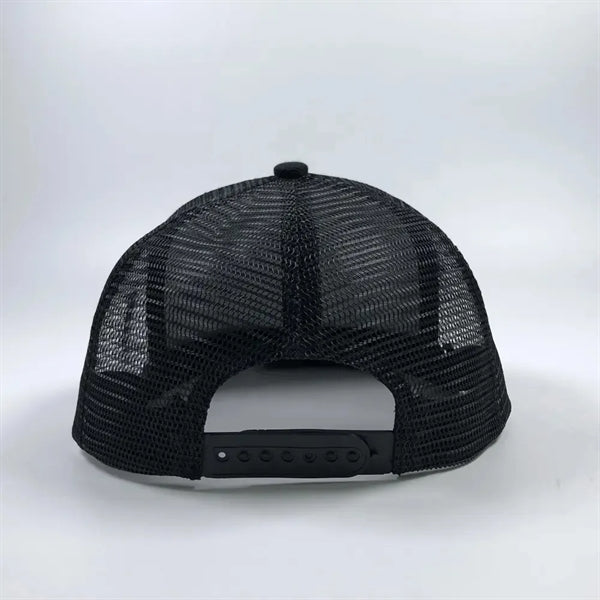 Flat Bill Trucker Hat with Rope