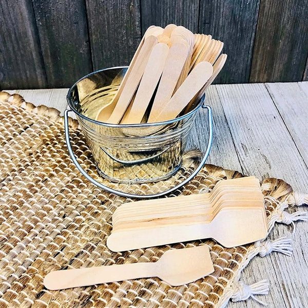 3.75 Inche Mini Wooden Spoon Disposable Cutlery