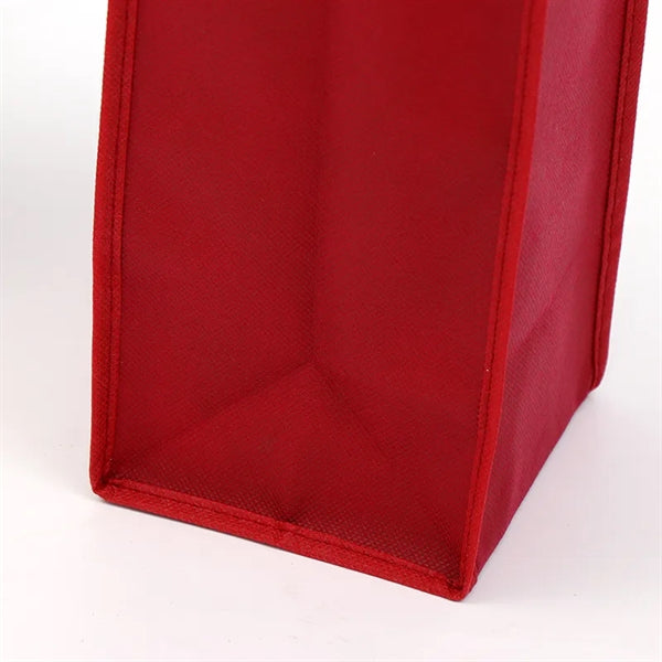 Non Woven Single Bottle Wine Tote Bag