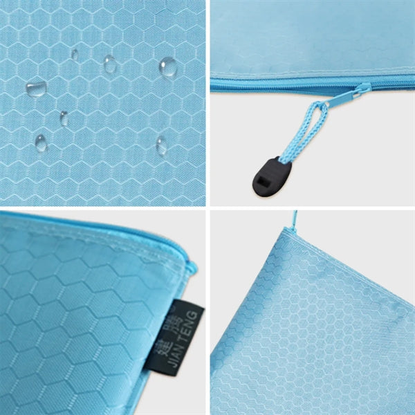 Waterproof File Bag Pencil Pouch With Zipper