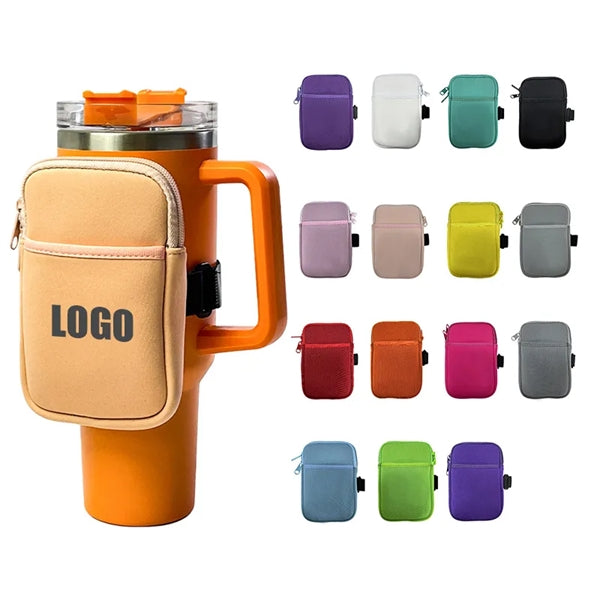 Water Bottle Pouch Coin Purse For 40oz Cup Holder