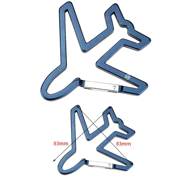 Aluminum Airplane Shaped Carabiner