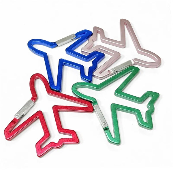Aluminum Airplane Shaped Carabiner