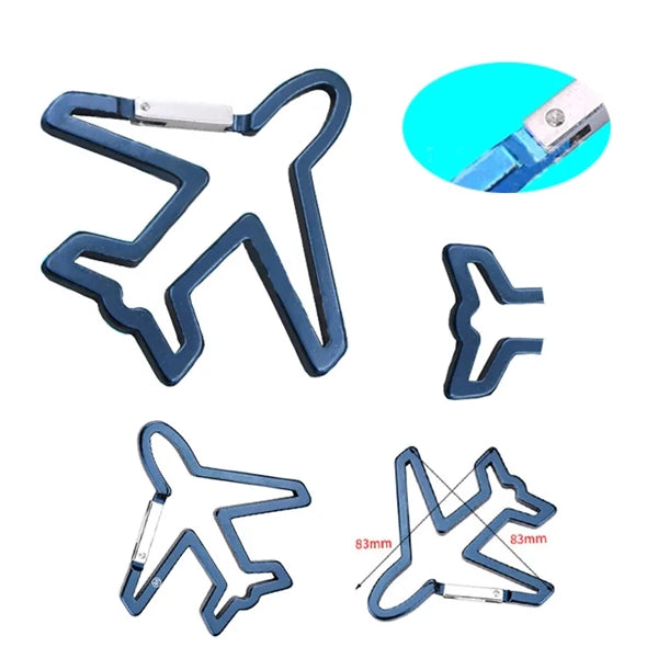 Aluminum Airplane Shaped Carabiner