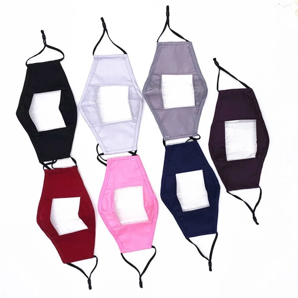 See through Lip Reading Masks