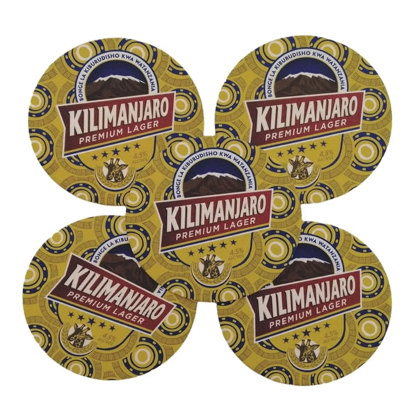4 Inch Round Full Color PulpBoard Paper Coaster 3pt