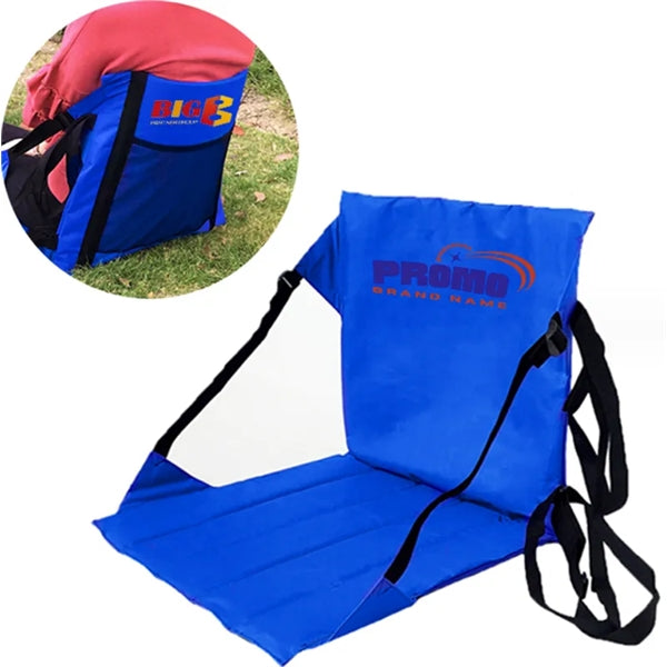 Lightweight portable stadium seats with backrest