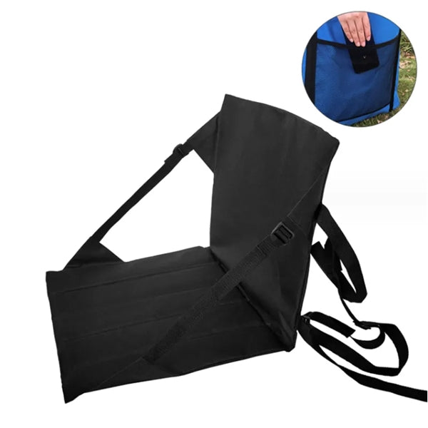 Lightweight portable stadium seats with backrest