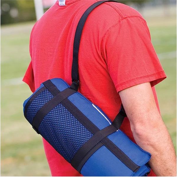 Lightweight portable stadium seats with backrest