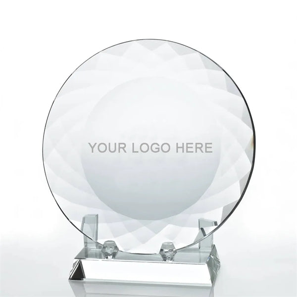 Optical Crystal Display Plate & Stand