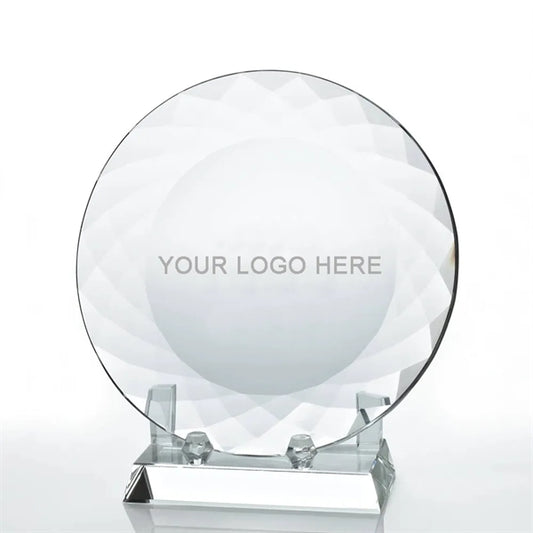 Optical Crystal Display Plate & Stand