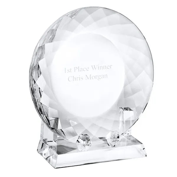 Optical Crystal Display Plate & Stand