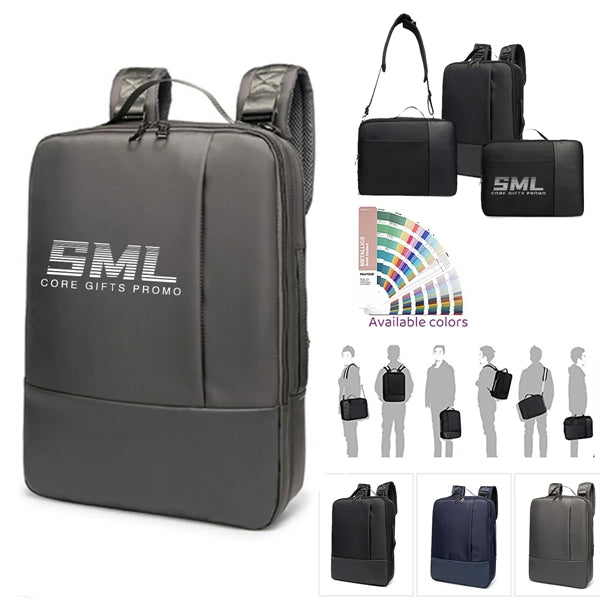 15.6 Inch 3-way Convertible Luxury Business Laptop Backpack