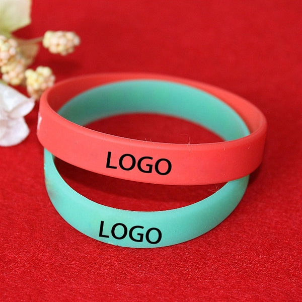 Screen Printed Silicone Bracelets