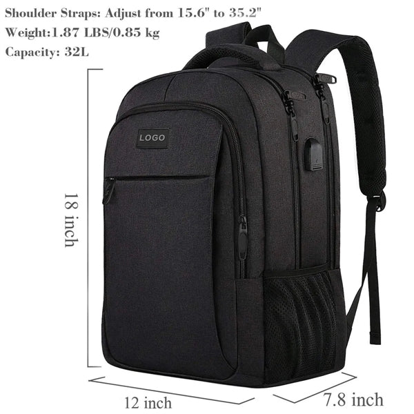Anti Theft Slim Durable Laptop Backpack