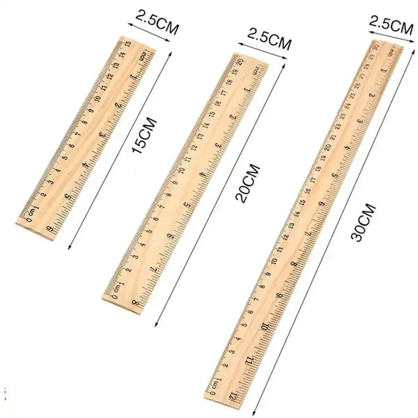 Eco-Friendly Wooden Yardstick Wood Straight Measuring Ruler